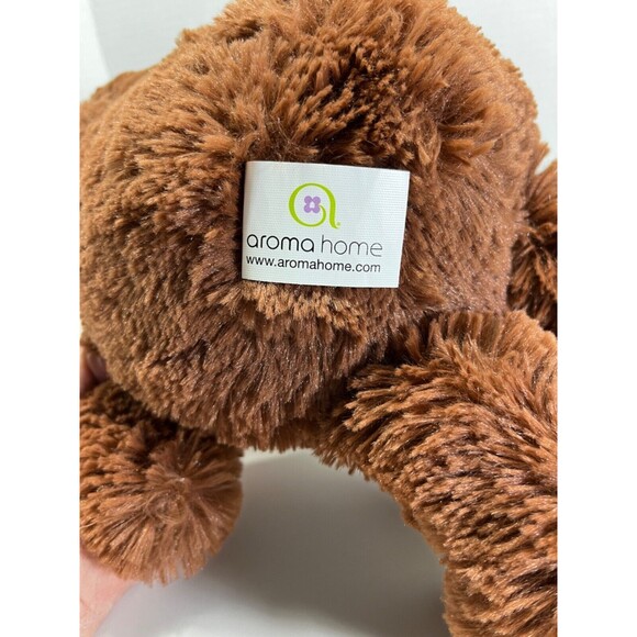 AROMA HOME Brown Teddy Bear Plush Heat Pillow Warmer Aromatherapy 16" - Picture 10 of 13